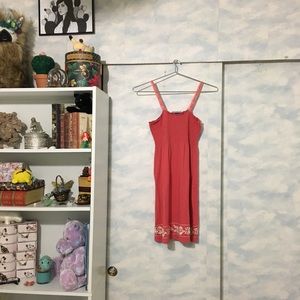 Abercrombie Smocked Tank Cami Flowers